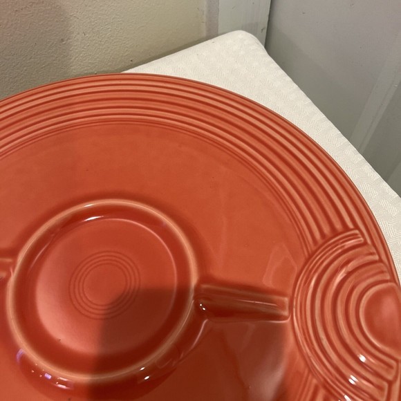 Fiesta Kitchen Fiesta Fiestaware 2 Hostess Vegi Chip Tray Plate